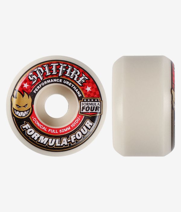 Spitfire Formula Four Conical 101a Skateboard Wheels 53mm - Performance Skate Wheels