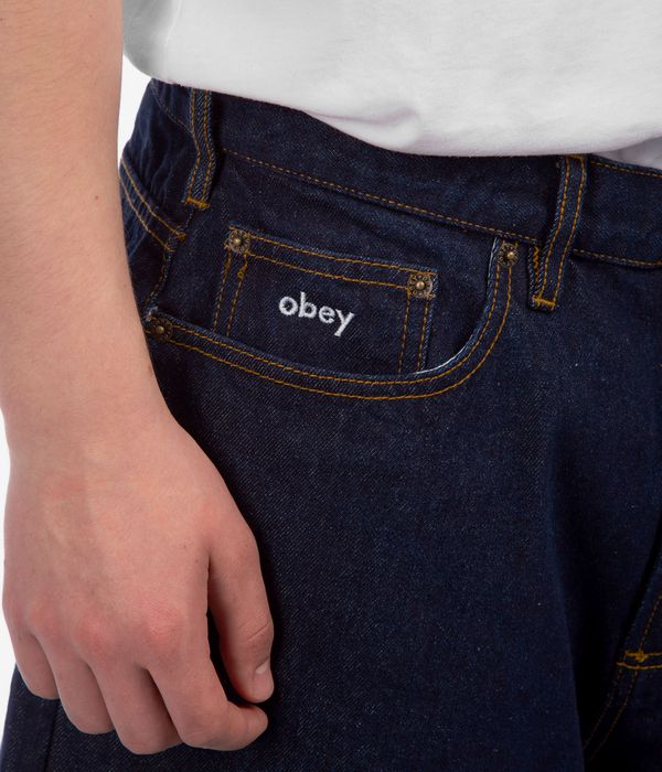 Obey Bigwig Denim Shorts (rinse indigo)