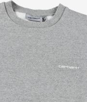 Carhartt WIP Script Embroidery Sweatshirt (grey heather white)