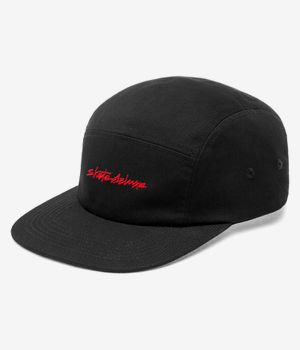 skatedeluxe Script 5 Panel Cap (black)