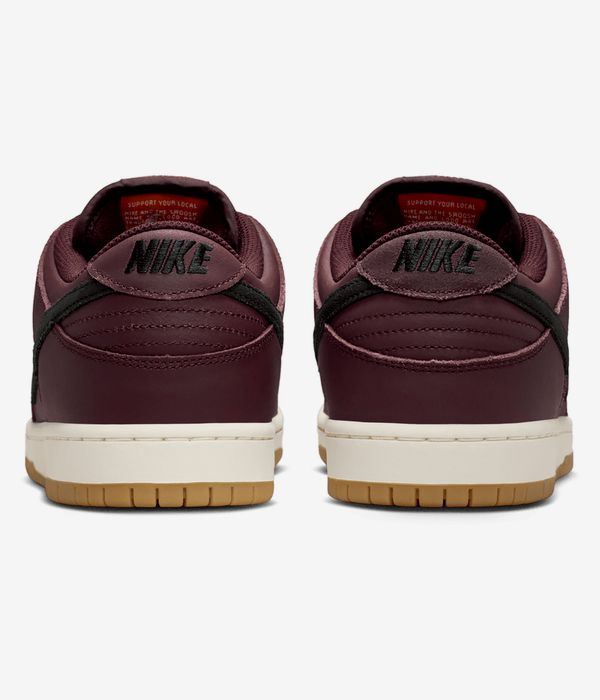 Nike SB Dunk Low Pro Iso Shoes (burgundy crush black mystic date)