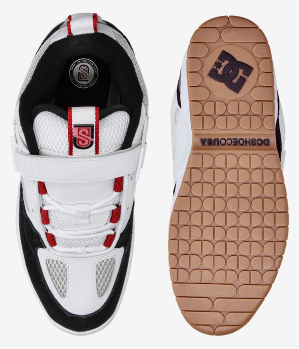 DC JS 1 Buty (black white red)