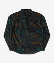 RVCA Freeman Cord Print II Shirt (hunter green paisley)