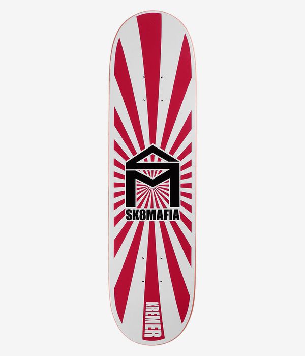 Sk8Mafia Kremer Sun 8" Skateboard Deck (white red)