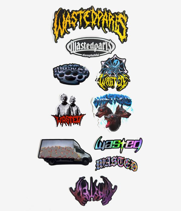 Wasted Paris City Pack Sticker (multi)