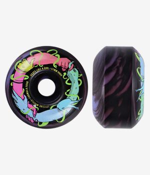 Spitfire x Skate Like A Girl Formula Four Classic Wheels (black lavender) 57mm 99A 4 Pack