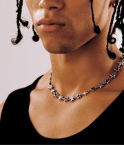 Twojeys Enameled Stars necklace (silver)