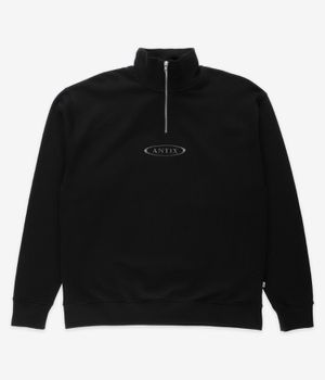 Antix Simplex Organic Half Zip Sweatshirt (black)