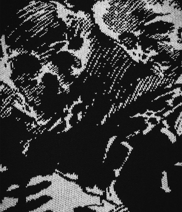 Fucking Awesome Here We Aren`t Strickjacke (black white)