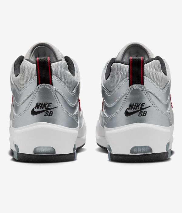 Nike SB Air Max Ishod 2 Scarpa (metallic silver versity red)