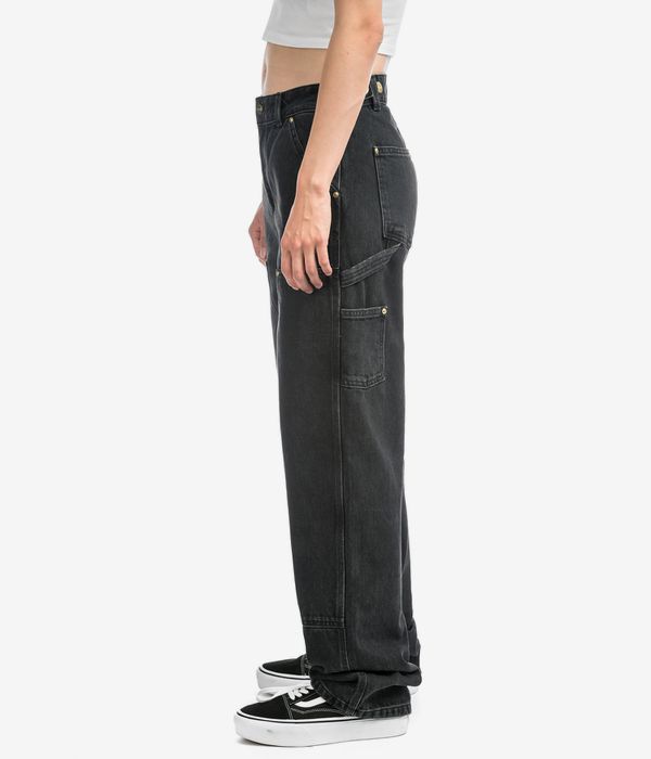 Carhartt WIP W' Nashua Doube Knee Smith Jeans women (black stone washed)