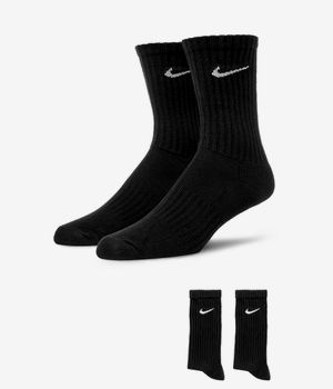 Nike SB Cushion Calcetines (black white) Pack de 3