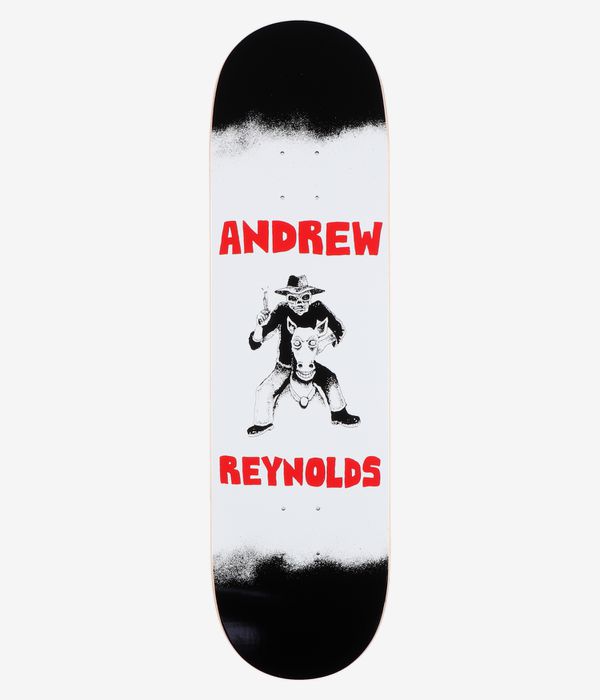 Baker Reynolds Big Iron 8.5" Skateboard Deck (black white)