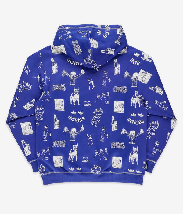 adidas Dill Hoodie (team royal blue white)