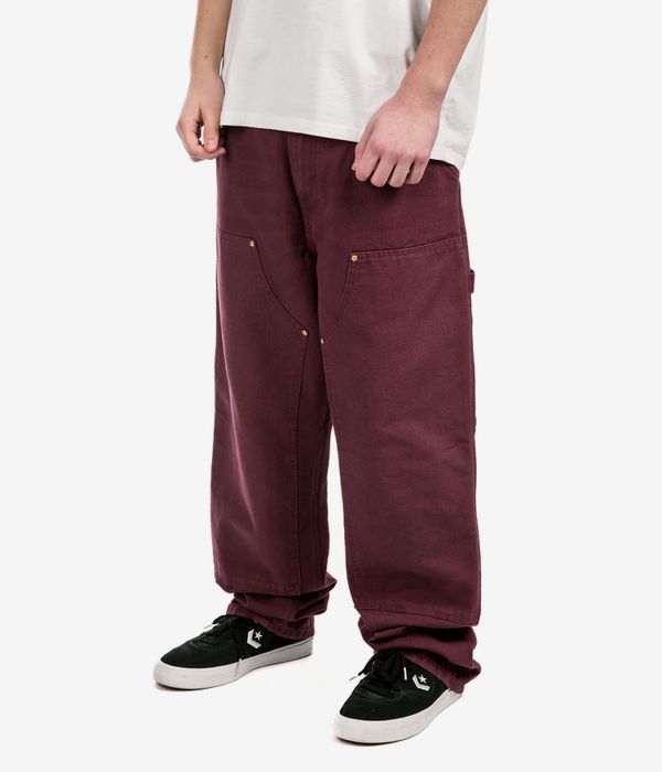 Carhartt WIP Double Knee Pant Organic Dearborn Pants (malbec aged canvas)