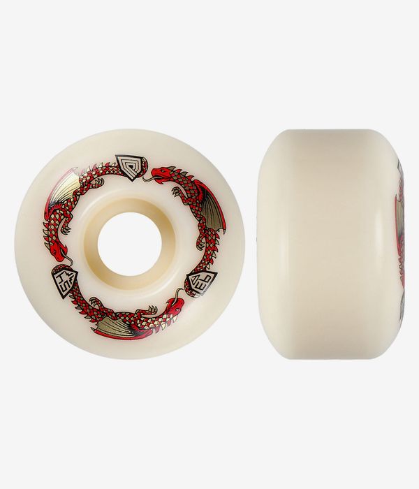 Powell-Peralta Dragons V4 Symmetrical Medium Ride Rollen (offwhite) 54 mm 93A 4er Pack