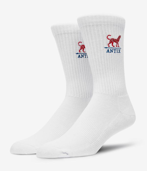 Antix Pantera Socks US 6-13 (white)