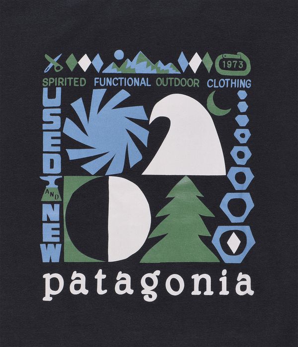 Patagonia Spirited Seasons Organic T-Shirt (ink black)