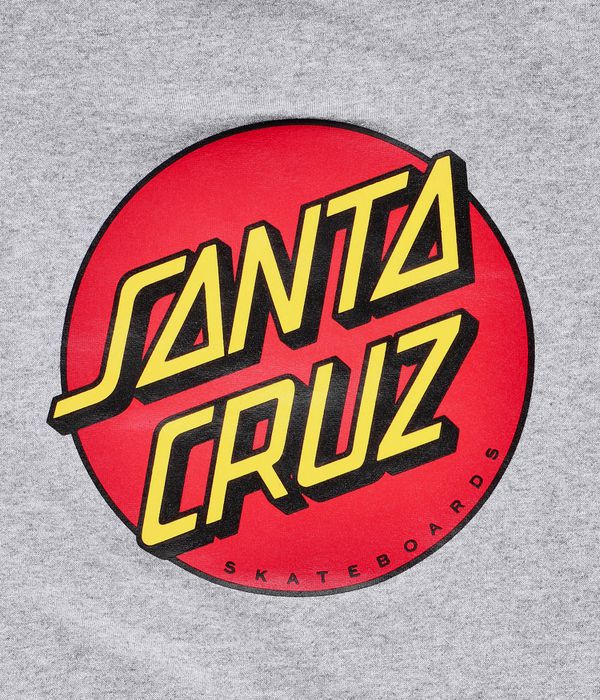 Santa Cruz Classic Dot Chest Sudadera women (heather grey)