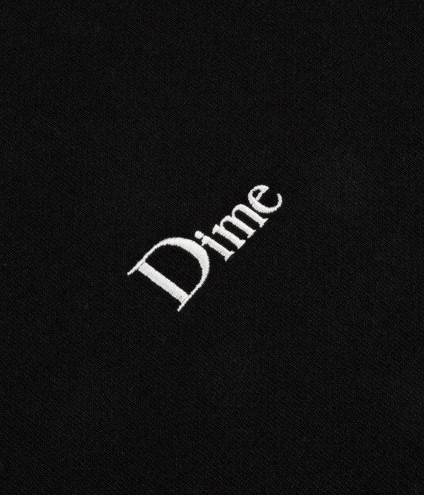 Dime Classic Small Logo Sweatshirt (black)