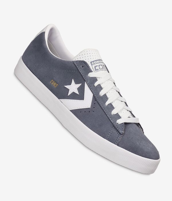CONS PL Vulc Pro Ox Suede Shoes (lunar grey white white) online | skatedeluxe