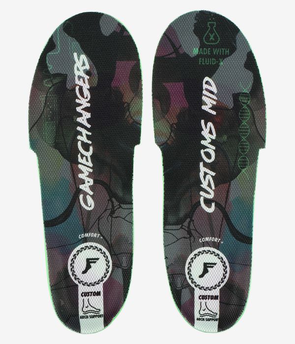 Footprint Gamechangers Mid Insoles (black camo white)