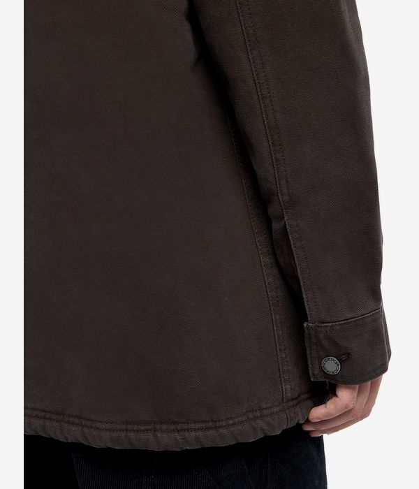 Dickies Duck High Pile Fleece Line Chore Veste (dark brown)