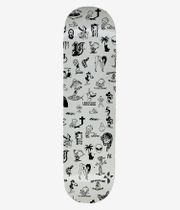 Paradise NYC Decal Hell 8.5" Skateboard Deck (white)