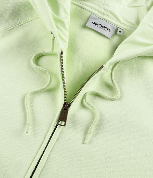 Carhartt WIP Chase Zip-Sweatshirt avec capuchon (air green gold)
