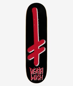 Deathwish Gang Logo 8.5" Tabla de skate (black red)