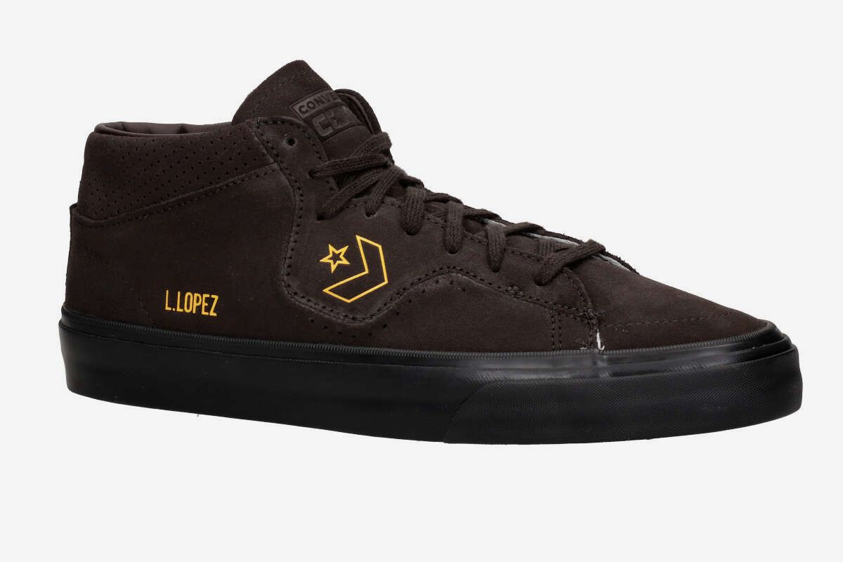 Converse CONS Louie Lopez Pro Mid Schoen (velvet brown amarillo black)