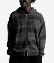 Wasted Paris Nevermind Zip-Hoodie (charcoal black)