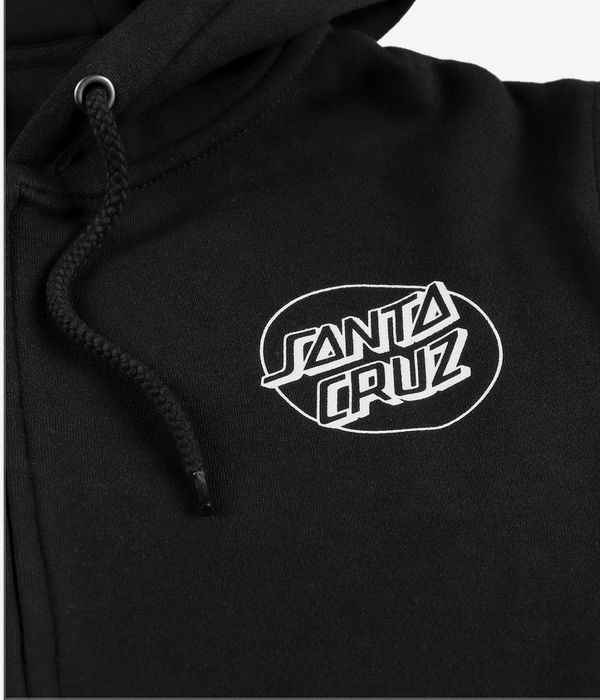 Santa Cruz Kendall Atomic Zip-Hoodie (black)