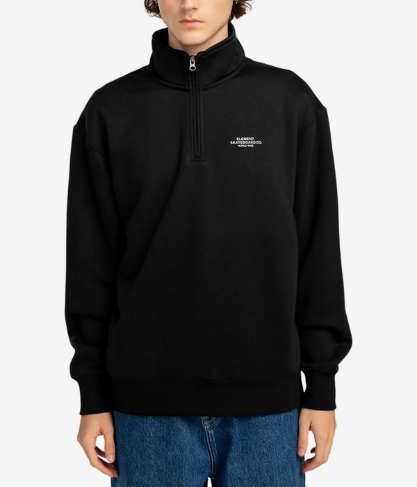 Element Cornell Skate Co Zip- Sweatshirt (flint black)