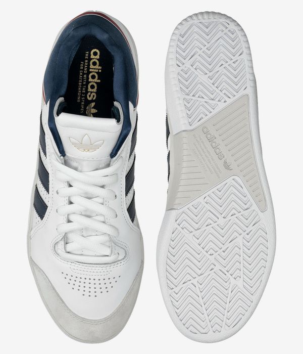 adidas Skateboarding Tyshawn Shoes (white core navy grey one)