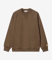 Carhartt WIP Chase Sweatshirt (chocolate gold)