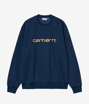 Carhartt WIP Basic Sweatshirt (ink air yellow)