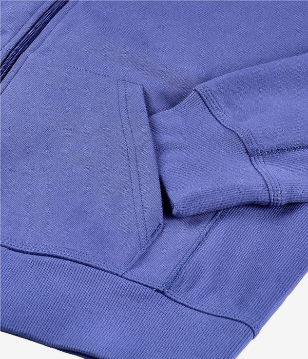 Carhartt WIP America Script Zip-Sweatshirt avec capuchon (blue iris)