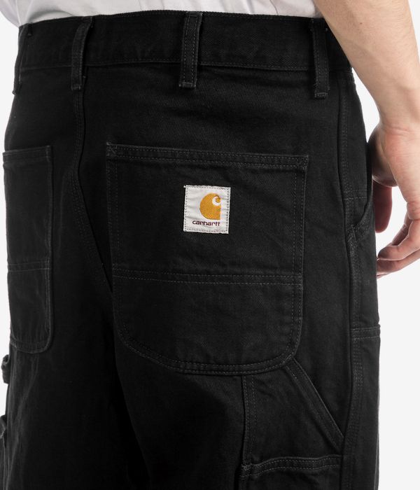 Carhartt WIP Double Knee Spodnie (black rinsed)