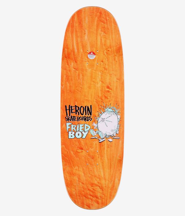 Heroin Skateboards Fried Boy 10.4" Skateboard Deck (multi)