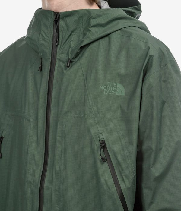 The North Face Packable Light Rain Parka Jas (duck green)