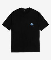 Magenta x Blue Flowers Collab T-Shirt (black)