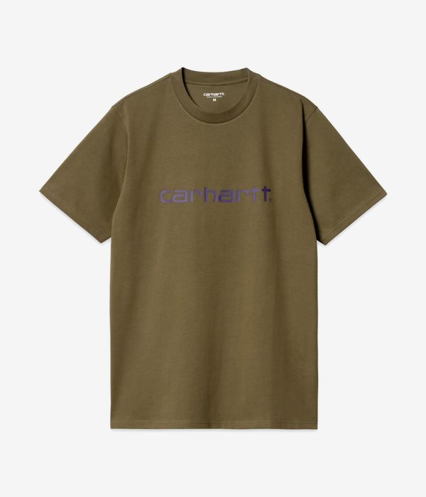 Carhartt WIP Script T-Shirty (highland cassis)