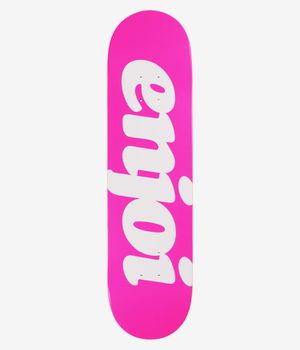 Enjoi Flocked 8" Skateboard Deck (pink)