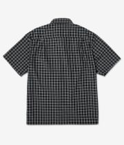HUF Stretch Micro Plaid Hemd (black)