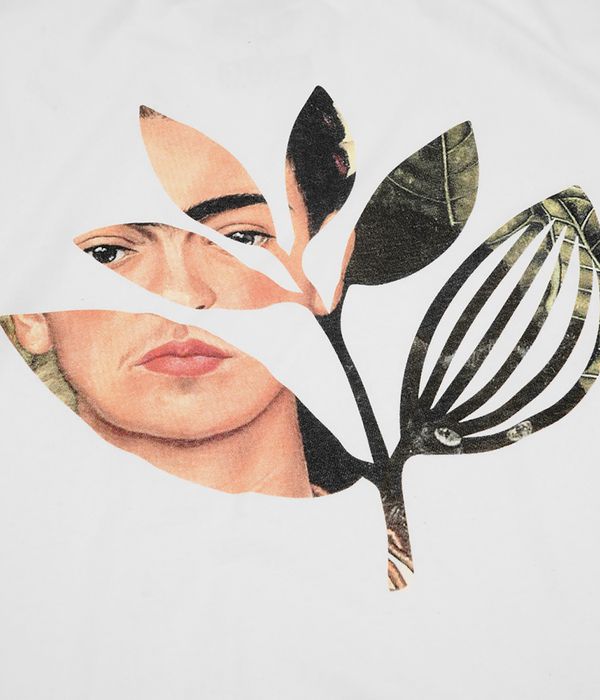Magenta Frida Plant T-Shirty (white)