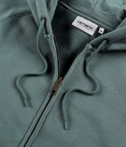 Carhartt WIP Chase Zip-Sweatshirt avec capuchon (silver pine gold)