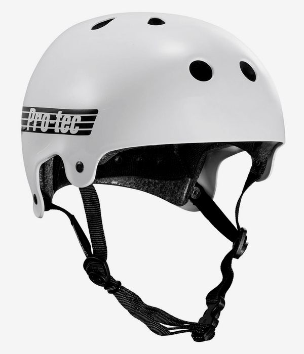 PRO-TEC Old School Kask (gloss white)