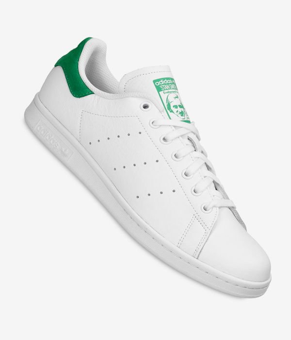 adidas Skateboarding Stan Smith ADV Shoes (white white green)
