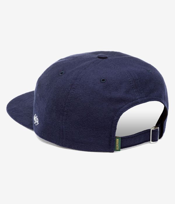 Magenta League 6 Panel Cap (navy blue)